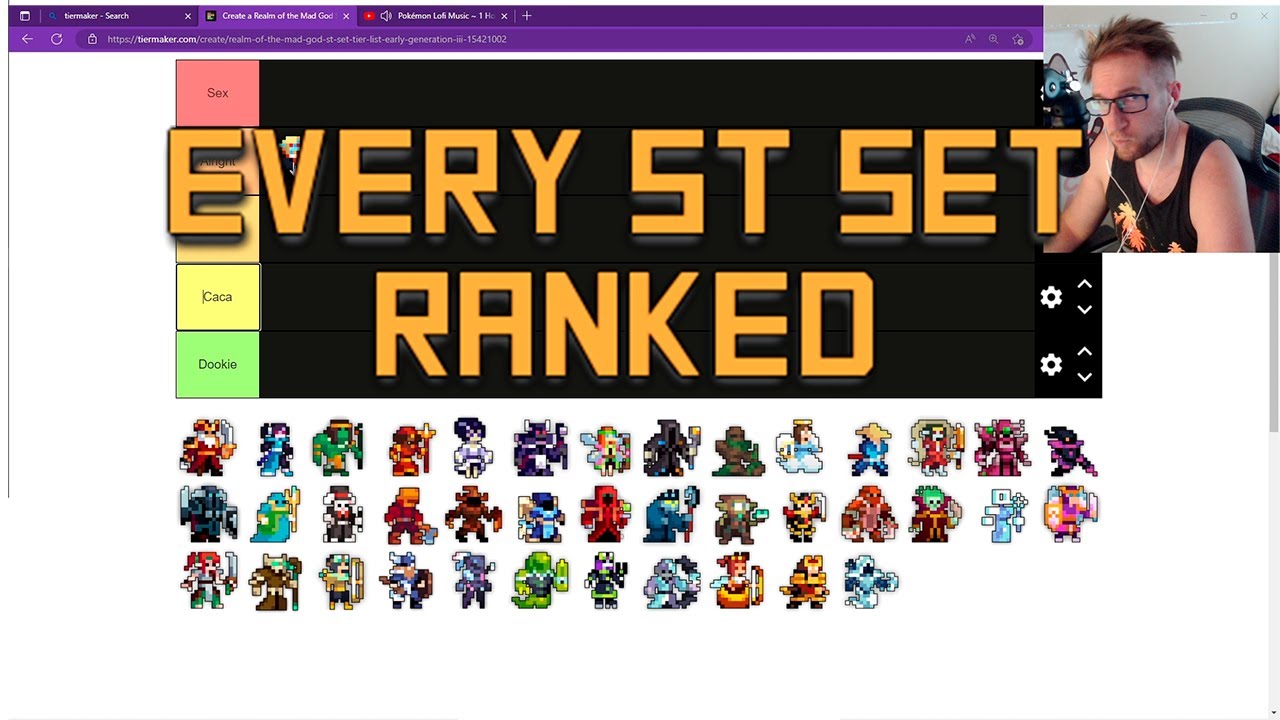 ROTMG Tier List Every ST Set YouTube