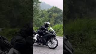 #cornering #yamahar15m #meghalayaindiaroad #explore