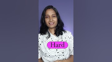 English in a minute | confusing words  hard, hardly