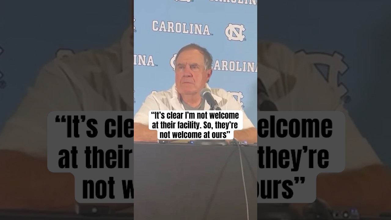 Belichick on UNC banning Patriots scouts (via JoshGrahamShow/X)
