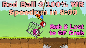 [FWR] Red Ball 3 100% Speedrun in 8:00.067