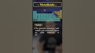 | 5 Clever Tricks to Find Metalloids |  #chemistrymasteraniruddhsinha | #metalloids