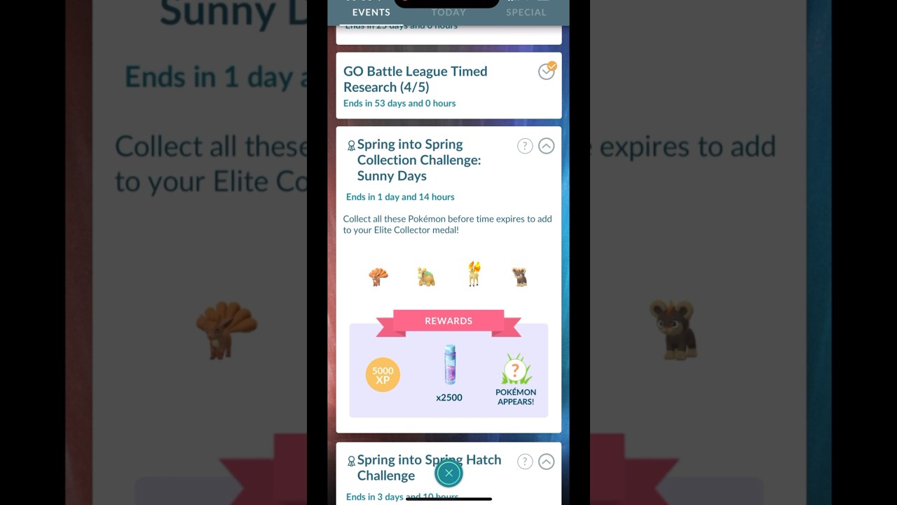 🌼Spring into Spring Collection Challenge: Sunny Days | Pokémon Go | Pikachickoo