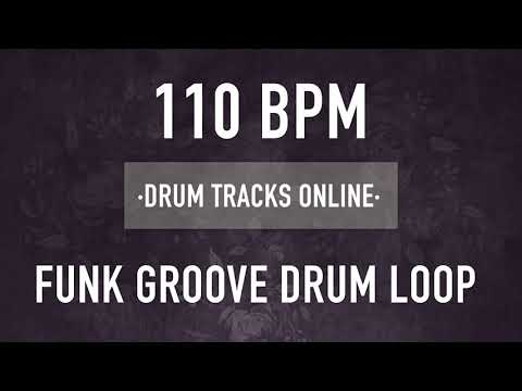 110 BPM FUNK GROOVE - DRUM LOOP (HQ)