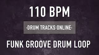 110 BPM FUNK GROOVE - DRUM LOOP (HQ)