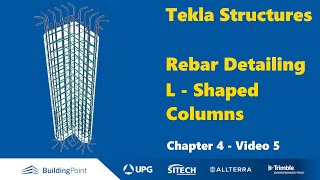 Tekla Structures - Chapter 4, Video 5 - L-Shaped Columns