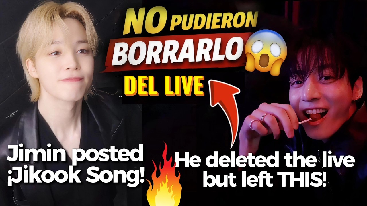 🚨То, что НЕ смогли удалить из эфира Jungkook 😱 Jimin это опубликовал? Новая песня Jikook? 🔥