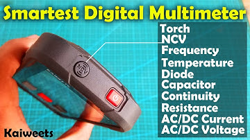 Kaiweets Smart Digital Multimeter Model KM601 review and how to use it, NCV, temperature, frequency