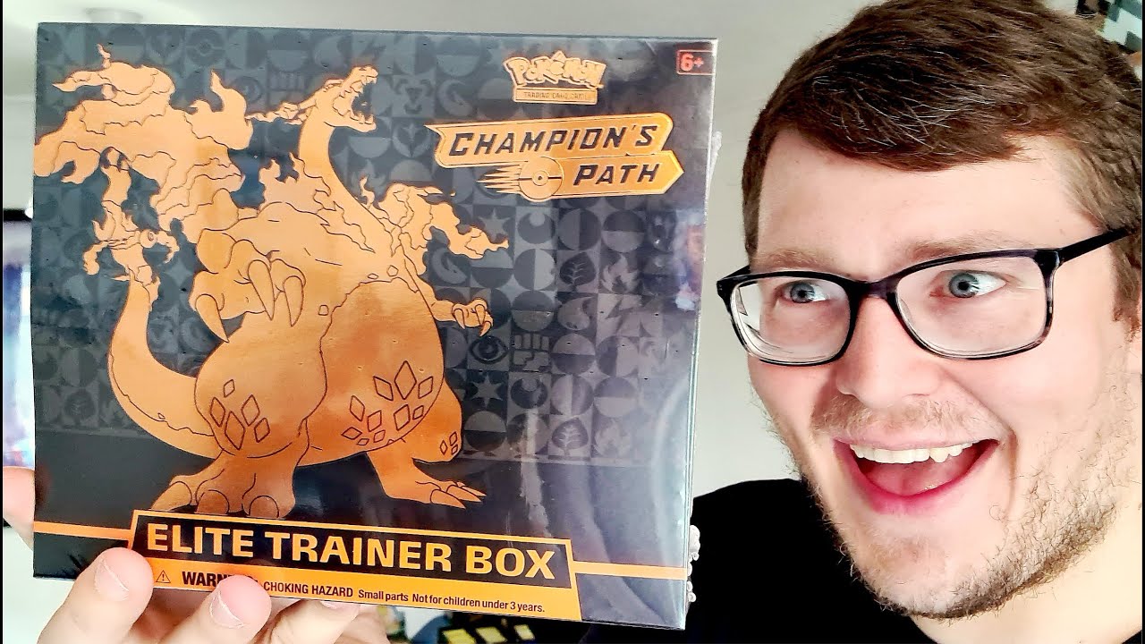 IT'S HERE!! Champion's Path Elite Trainer Box! - Pokemon Cards ETB Opening Charizard V Promo IT'S HERE!! Champion's Path Elite Trainer Box! - Pokemon Cards ETB Opening Charizard V Promo