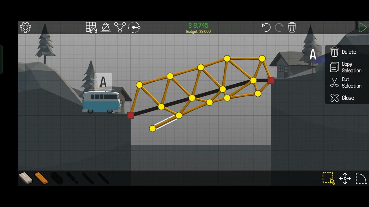 Poly Bridge | Alpine Meadows 1-4