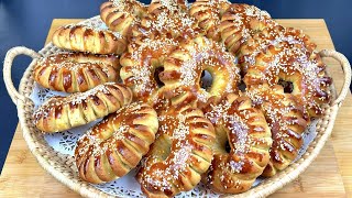 DÉLICEUSES BRIOCHES HYPER MOELLEUSES LES KAAK RECETTE ALGERIENNE ÉCONOMIQUE ET FACILE À FAIRE