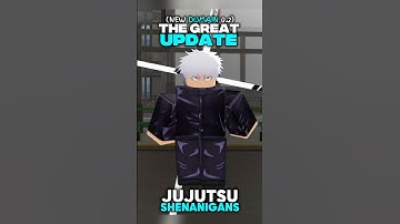 NEW GOJO DOMAIN AND NEW UPDATE #jujutsushenanigans #roblox #foryou #jjs #jjkseason3 #gojo #update