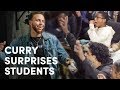 Injured Stephen Curry Gives High School Kids Surprise of a Lifetime