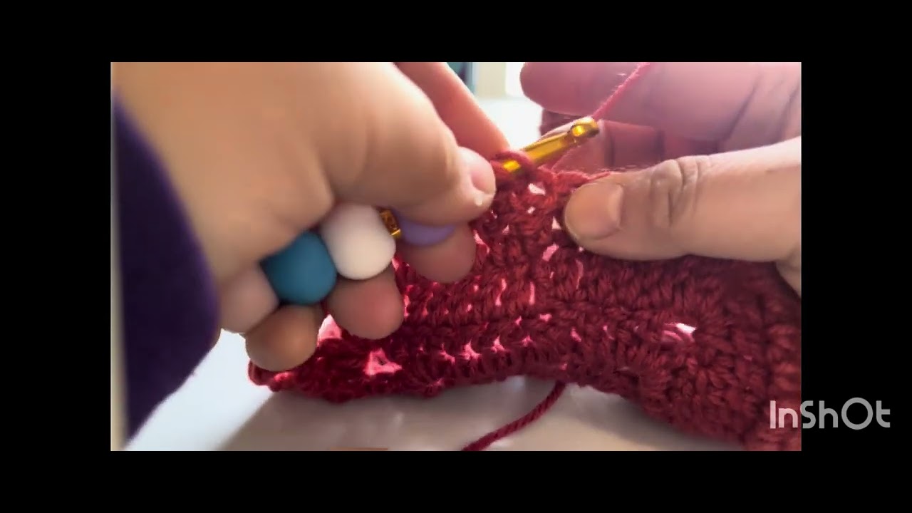 Double Crochet Stitch Left Handed - YouTube