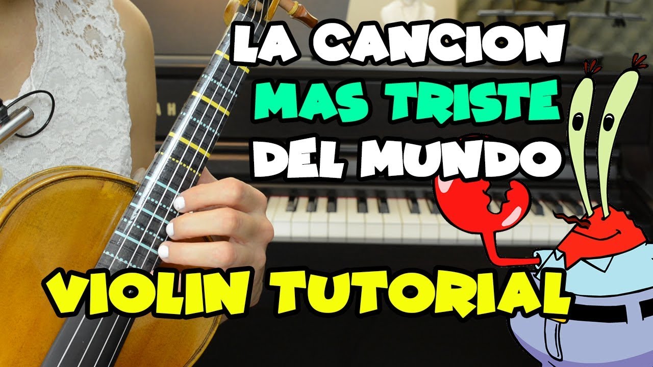 Cómo tocar la Canción más triste del mundo en Violín + Partitura