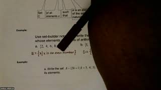 MATH 2113 Section 2-2 Describing Sets