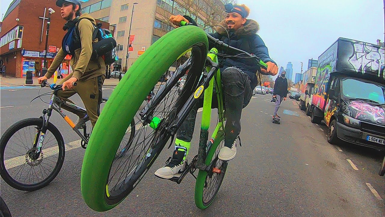 WHEELIES ON LONDON STREETS! YouTube