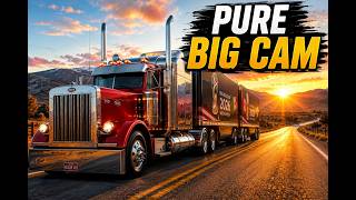 40 Minutes of Pure Peterbilt 359 Engine Sound | Relaxing Morning Drive