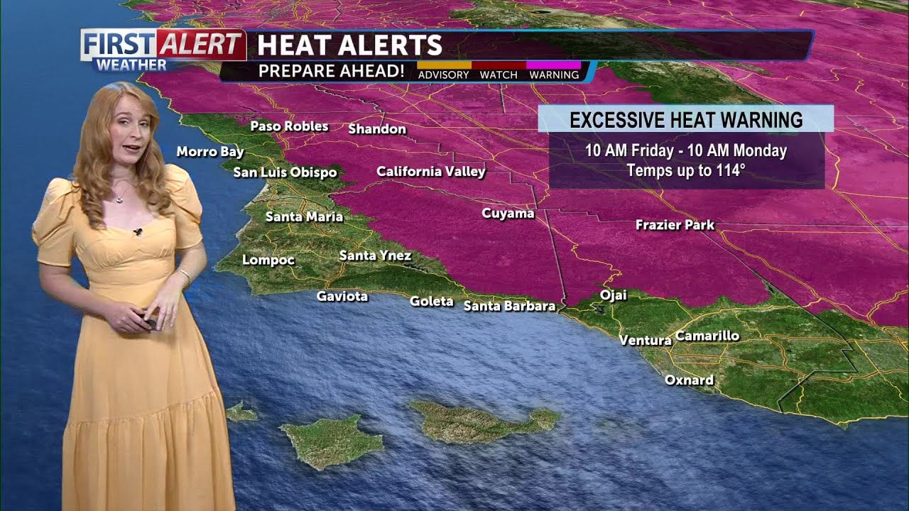 A hot Friday ahead with series of heat alerts triggered through the ...