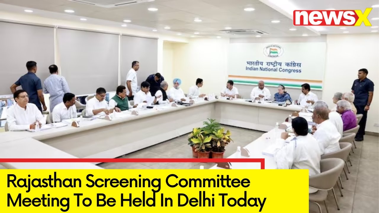 R'than Screening Committee Meeting | Cong To Hold Meet Today | NewsX