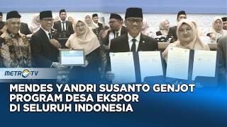 Mendes PDT Yandri Susanto Dorong Desa Menjadi Kreatif, Produktif, dan Berdaya Saing