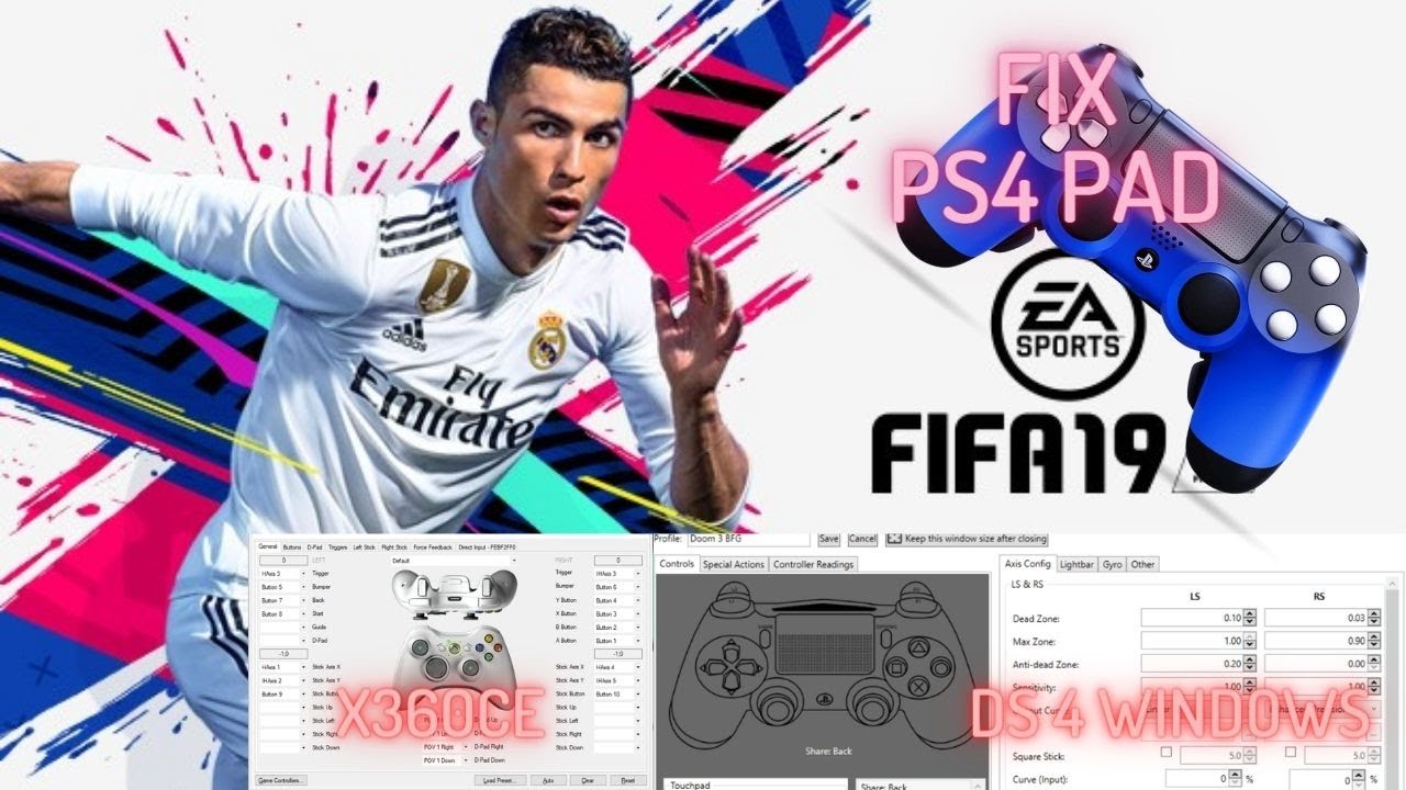 naar voren gebracht huren crisis How to Fix PS4 Controller not working in FIFA19 DS4 and X360ce Fix - YouTube