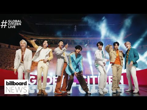 BTS Performs ‘My Universe’ With Coldplay For the First Time | Billboard News