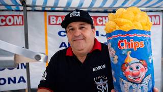 ELE ESTÁ VENDENDO BATATA CHIPS NO CARRINHO E FATURANDO TODOS OS DIAS!