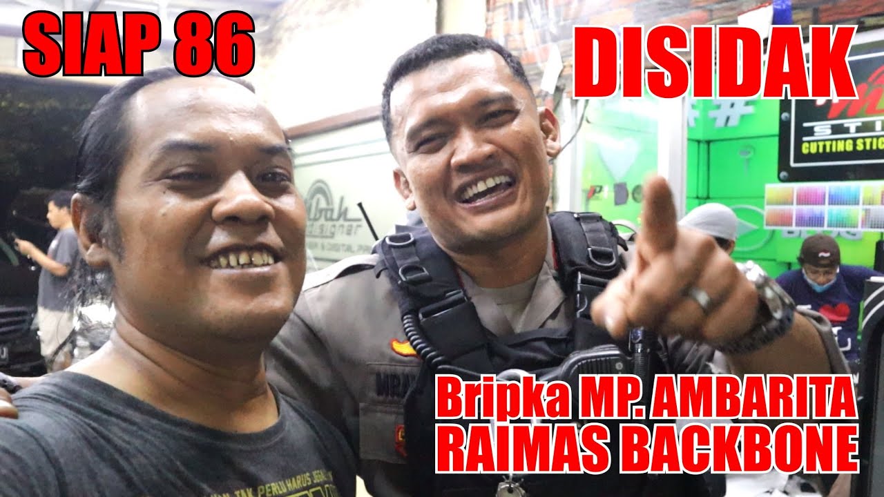 MP..AMBARITA, RAIMAS BACKBONE BIKIN STICKER di simbah sticker # ...