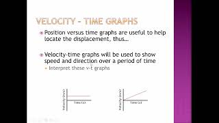 1D Kinematics: 4 Graphical Analysis of Motion