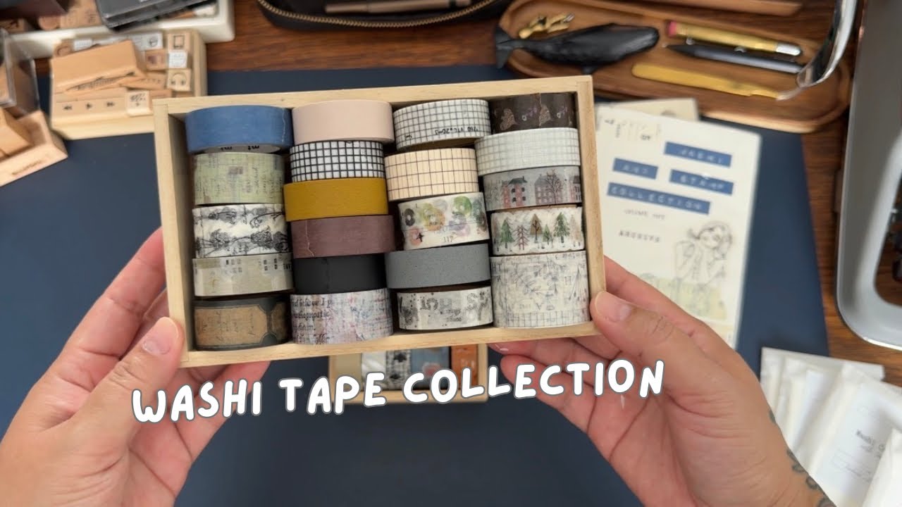 My Full Washi Tape Collection | Making Washi Cards For Stationery Swaps