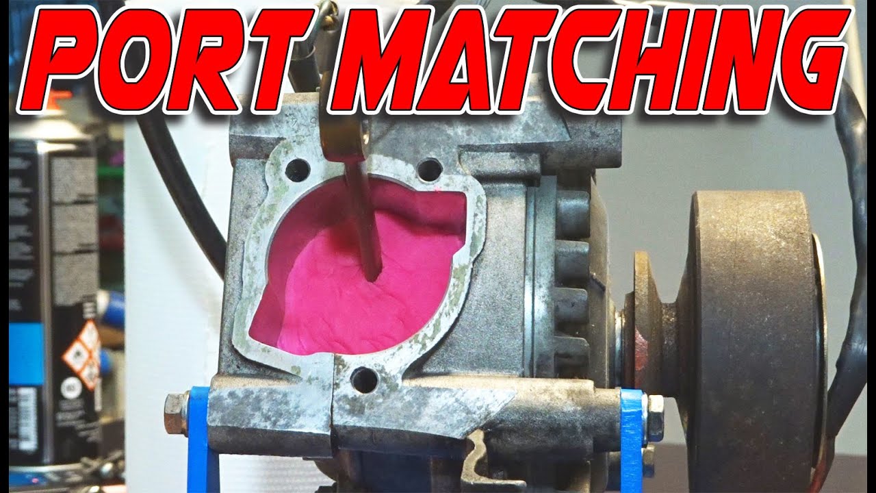 Cylinder Porting and Port Matching Vespa Piaggio Ciao 65CC