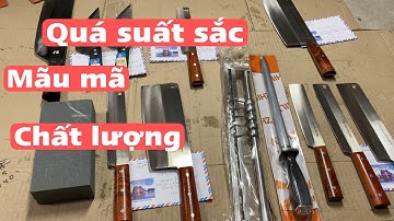 Dao thép Nhật, dao Đa Sỹ đẹp xuất sắc, nội soi đơn hàng các bác ơi