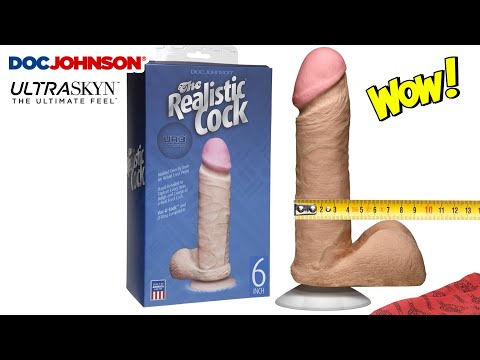 Самый реалистичный фаллоимитатор - Doc Johnson The Realistic Cock 6 inch White ULTRASKYN