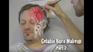 OLD Gelatin Burn Makeup tutorial - part 2