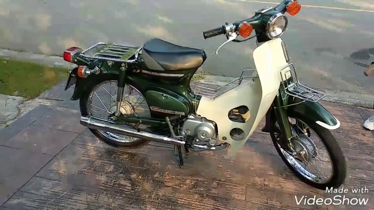 Super Cub 81 legend old motobike, huyền thoại Cub81 kim vàng - YouTube