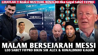 RONALDO SUNGKEM ‼️Congratulations Leo 🤝 Sir Alex Ferguson's Touching Speech 😭 Lionel Messi Wins F...