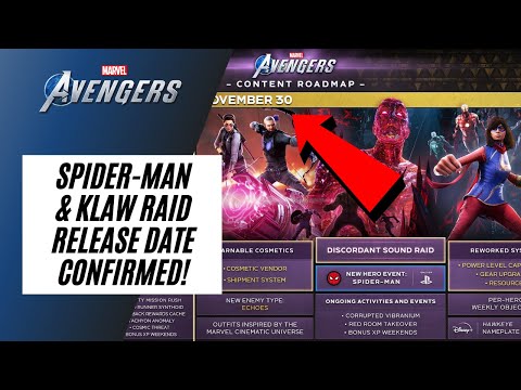 SPIDER-MAN & KLAW RAID RELEASE DATE CONFIRMED! | Marvel's Avengers