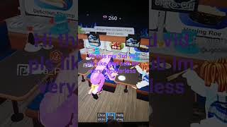 me eating food with a sad bacon ;) #roblox #music