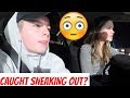 WE SNUCK OUT AND WENT DRIVING ( Sister Teaching me to DRIVE)  | Brock and Boston