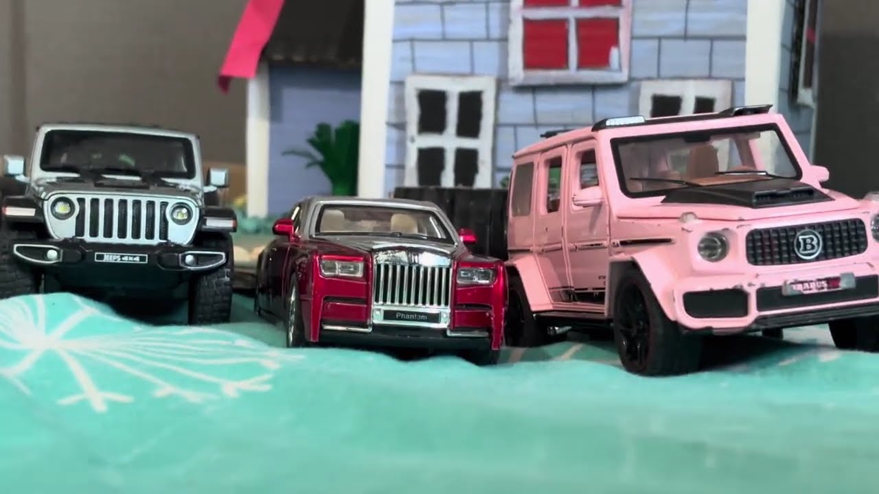 Езжу на своем автопарке мечты по дому! (GLE, G-Wagon и другие)