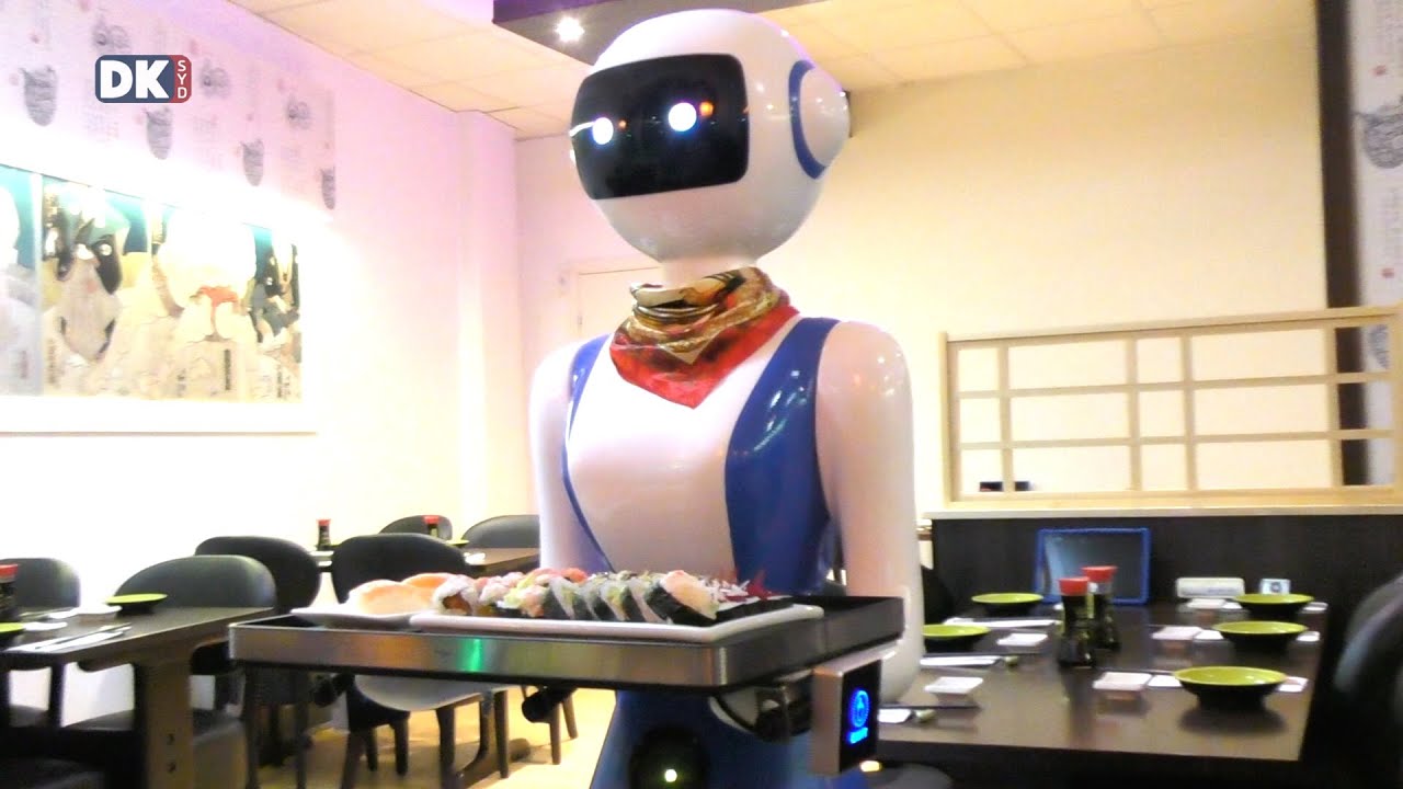 Robot serverer sushi YouTube