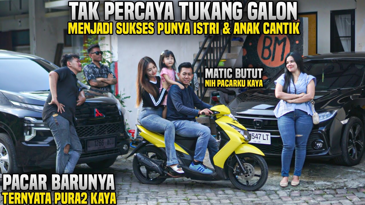 PURA2 KAYA DIDEPAN TUKANG GALON !! TAPI TAK PERCAYA MELIHAT ISTRI & ANAK CANTIKNYA!! Ternyata..