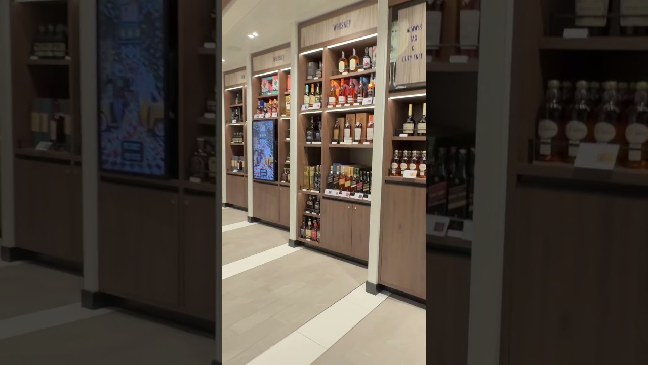 Liquor store onboard is so pretty #travelvlog #royalcaribbean #iconoftheseas #cruiseship #cruise