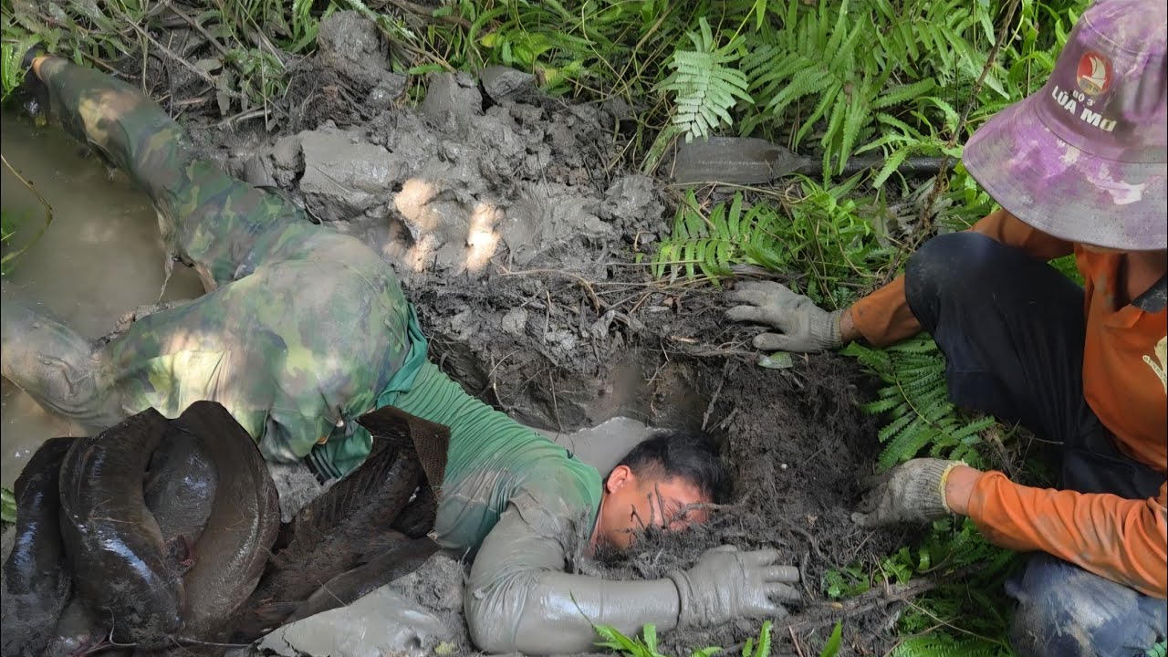 Truy Lùng Những Hang Cá Sâu Thật Hồi Hộp_Thử Làm Cá Hấp Sả Chấm Muối Ớt..| ONMT #Tập 223