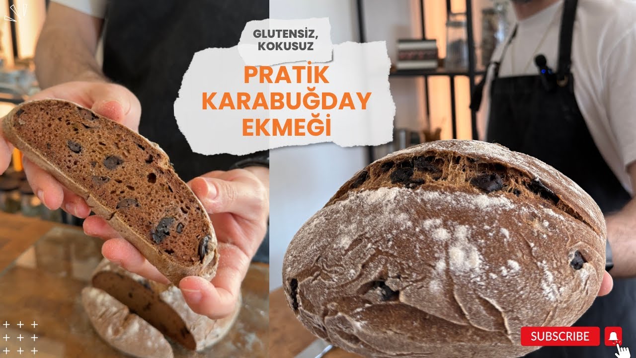 Kokusuz, Dışı Çıtır, İçi İyi Pişmiş Karabuğday (Greçka) Ekmeği Tarifi