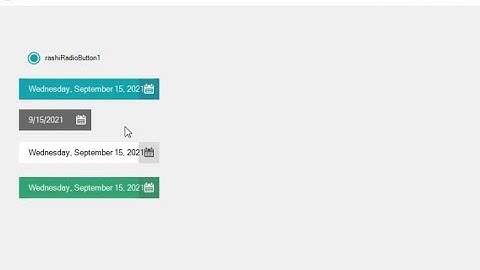 Custom DateTimePicker in C#  WinForm App RashiUI