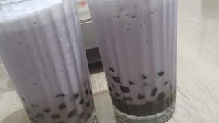Taro Milktea with Black Pearls | How to Make Tapioca Pearls | Happy Ribbon PH | VLOG #56