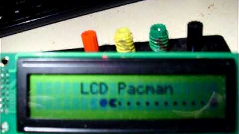 PIC18F 2x20 LCD PACMAN DEMO
