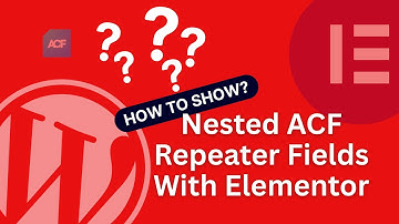 Nested ACF Repeater Fields With Elementor